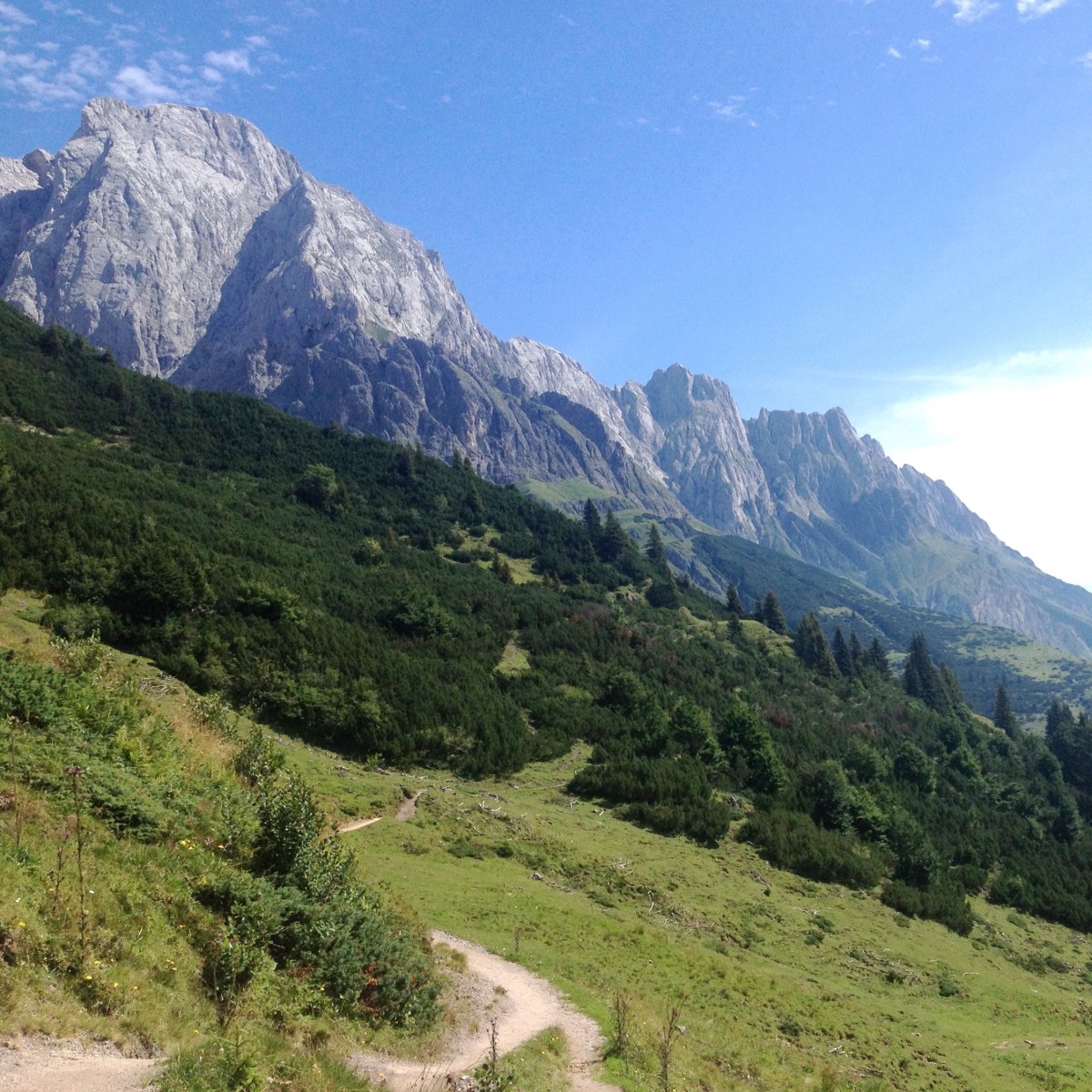 Die Strecke bis zum Arthurhaus im Blick