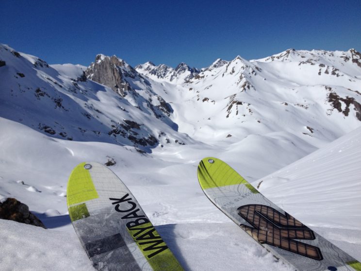 Skitouren um die Lindauer Hütte: Ausblick am Öfapass