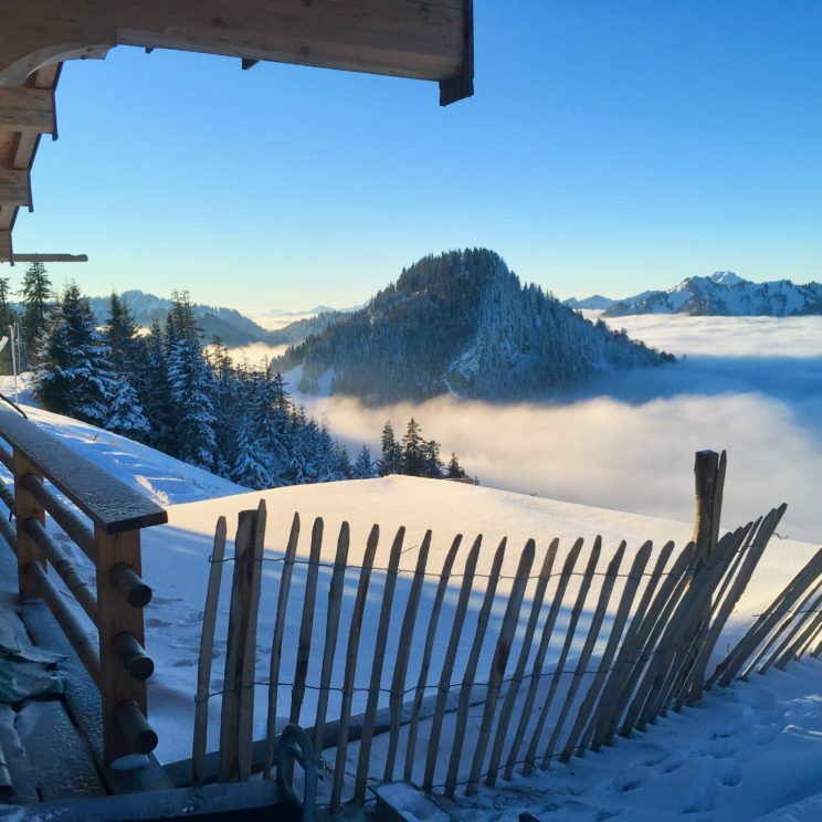 Ausblick über dem Nebelmeer