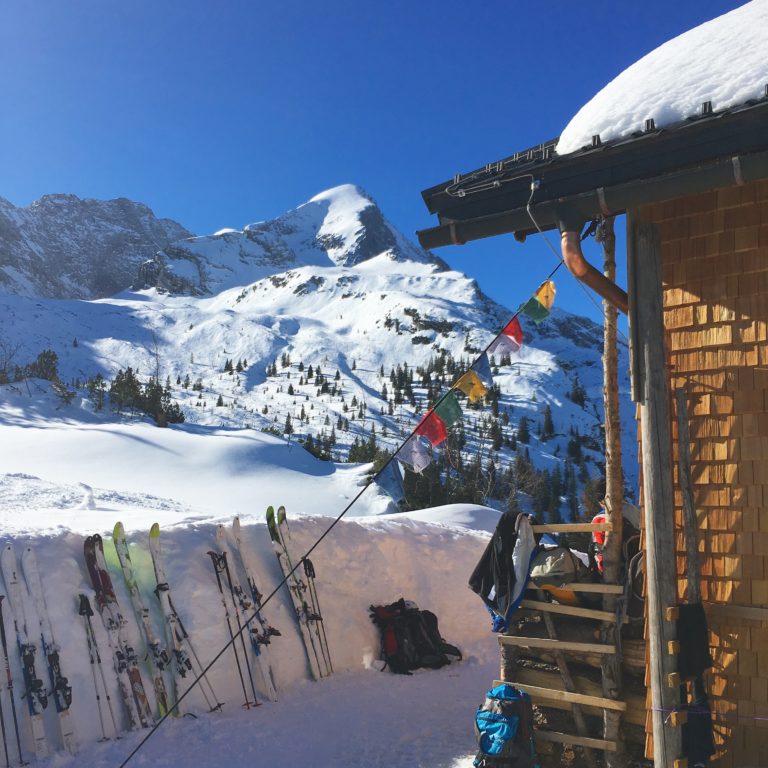 Die Alpspitze von ihrer unbekannten Seite: Von der Terrasse der Stuibenhütte