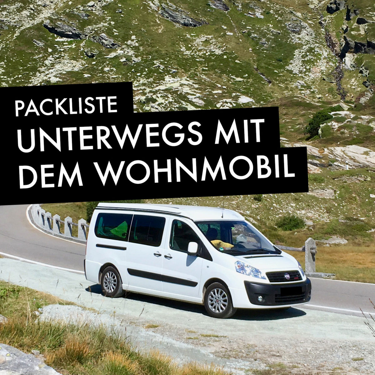 Packliste Wohnmobiltouren - Sommer