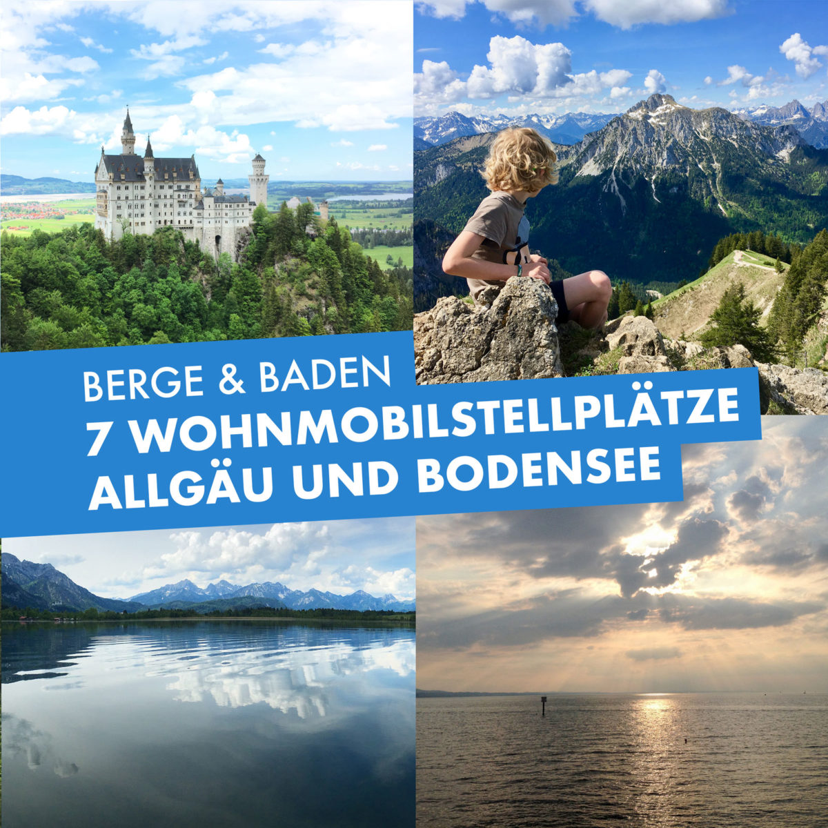 7 Wohnmobilstellplätze im Allgäu und am Bodensee