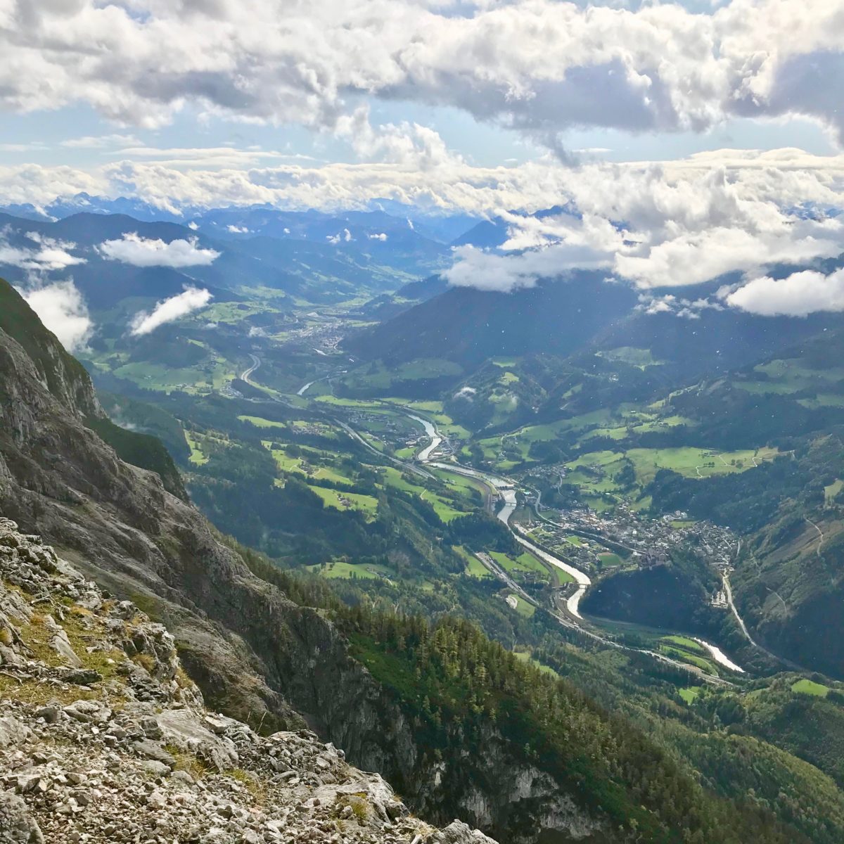 Ausblick ins Salzburger Land