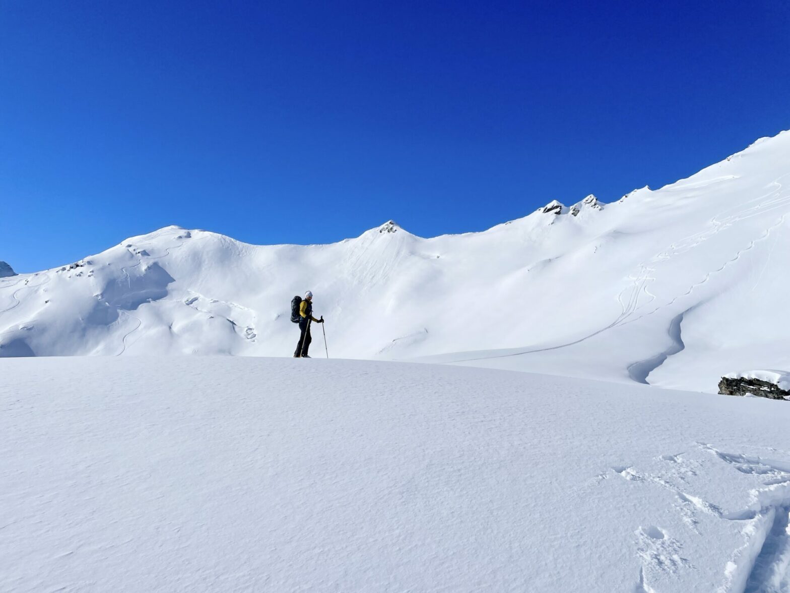 Skitour: Zu Füßen der Aleitenspitze