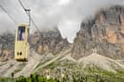 Forcella Sassolungo: Mit dem Sarglift in die Dolomiten