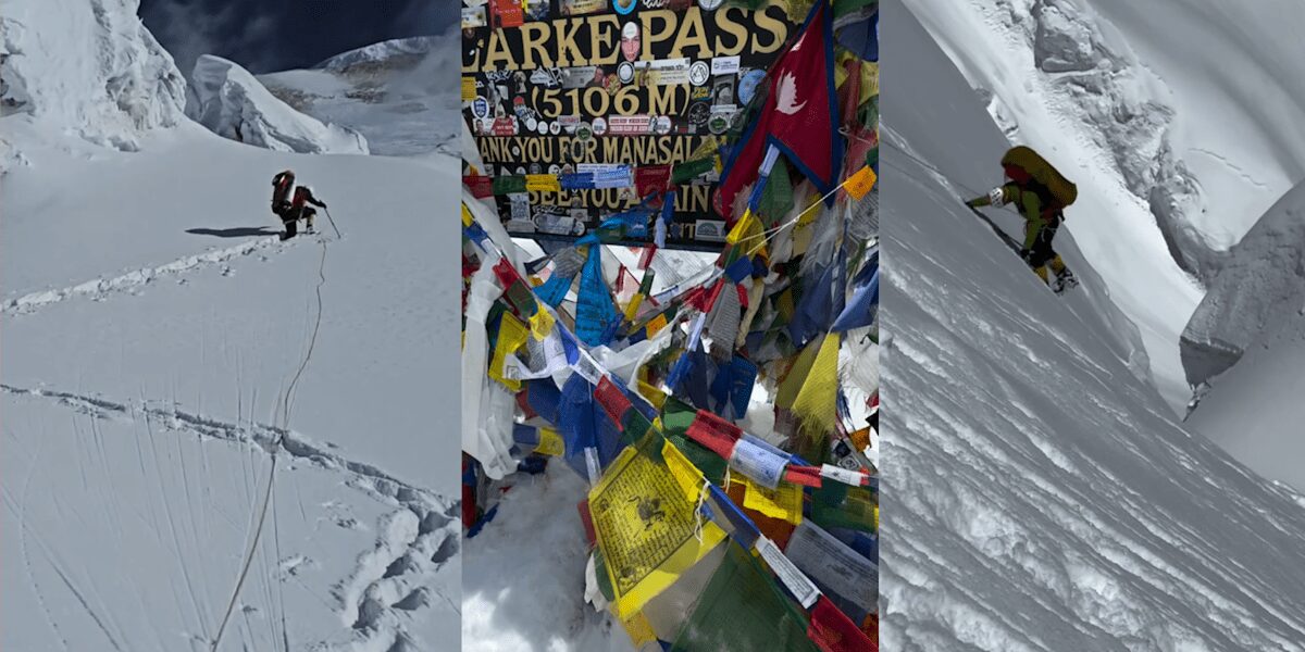 Allein am Manaslu: Duo versucht Achttausender im Alpinstil