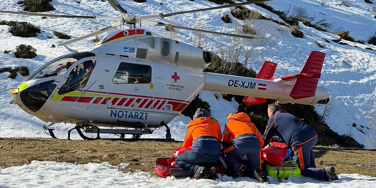 300 Meter Absturz: Skitourengeherin bei Obertauern schwer verletzt